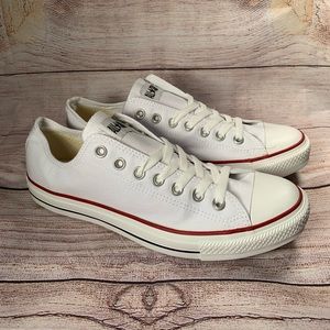 New Converse Low Top White Mens 9